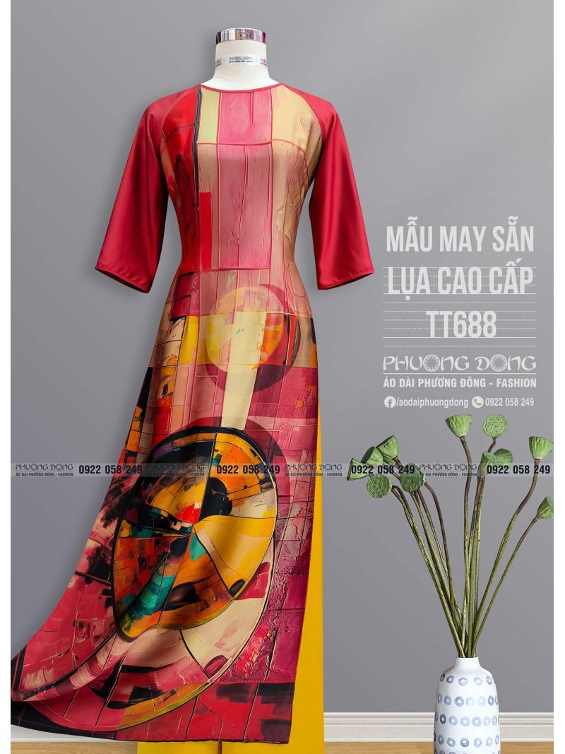 Áo Dài Truyền Thống Lụa Cao Cấp TT688